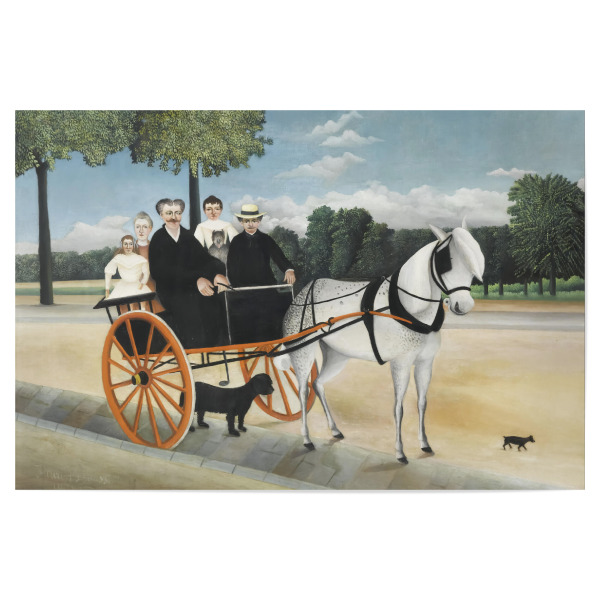 Poster 30x20 cm "La Carriole du Père Junier" artboxONE - Reise,Tiere,Städte / Paris,Automobile,Reise / Länder