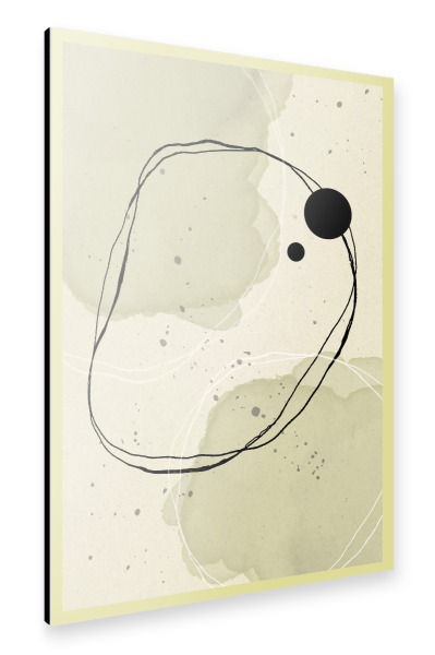 Alu-Dibond "Wild wonder - RUHE" 30x20 cm artboxONE