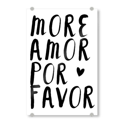 More amor por favor _ black