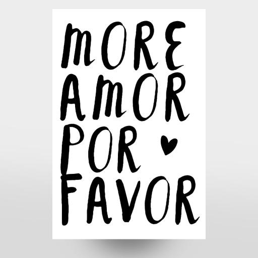 More amor por favor _ black More amor por favor _ black