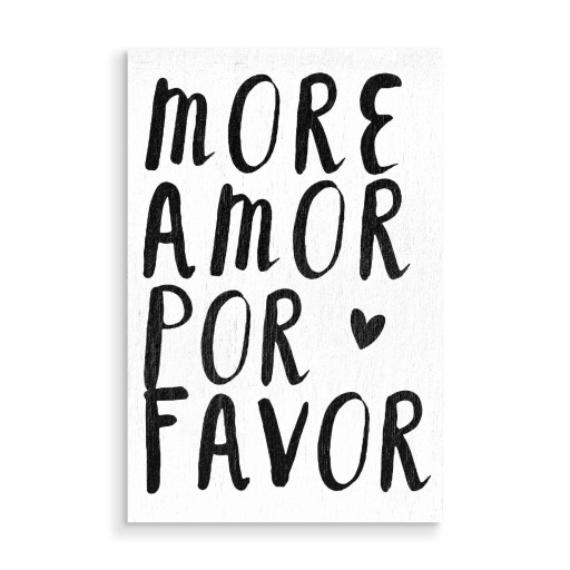 More amor por favor _ black