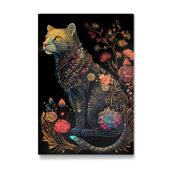 Galerie-Print "Blumenkatze" 30x20 cm artboxONE