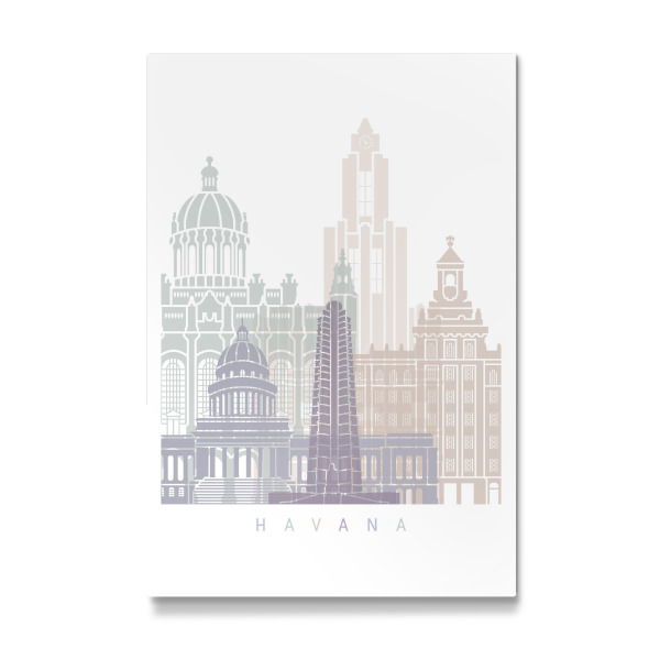 Galerie-Print "HAVANNA SKYLINE PASTELL" 30x20 cm artboxONE