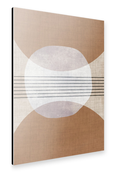 Alu-Dibond "LINEN - abstract BOB" 30x20 cm artboxONE