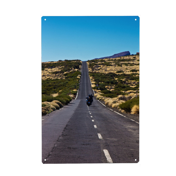 Holzbild "Motorräder im NP Teide" artboxONE - Natur,Reise,Sport / Motorsport,Automobile,Reise / Länder