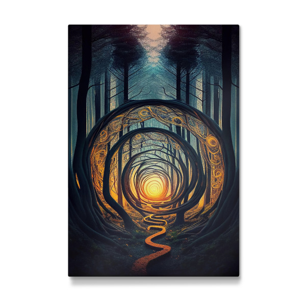 Galerie-Print "Wald mit verdrehter Symmetrie" 30x20 cm artboxONE