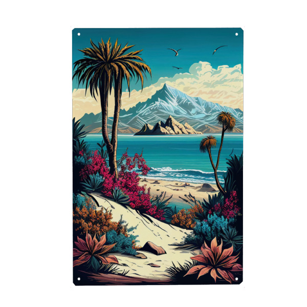 Metall Poster "Winter in Patagonien" artboxONE - Natur,Reise,Floral