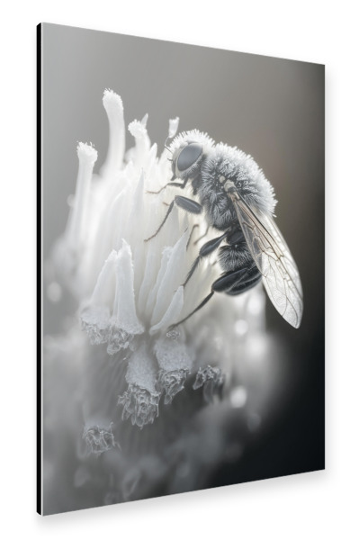 Alu-Dibond "Frozen Bee" 30x20 cm artboxONE