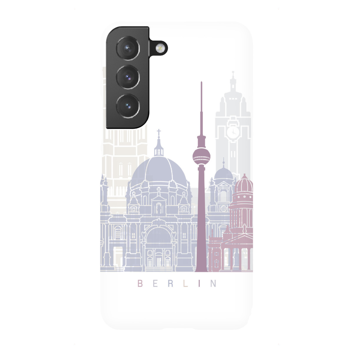Samsung Galaxy "BERLINER SKYLINE PASTELL" Premium-Case Handyhülle artboxONE