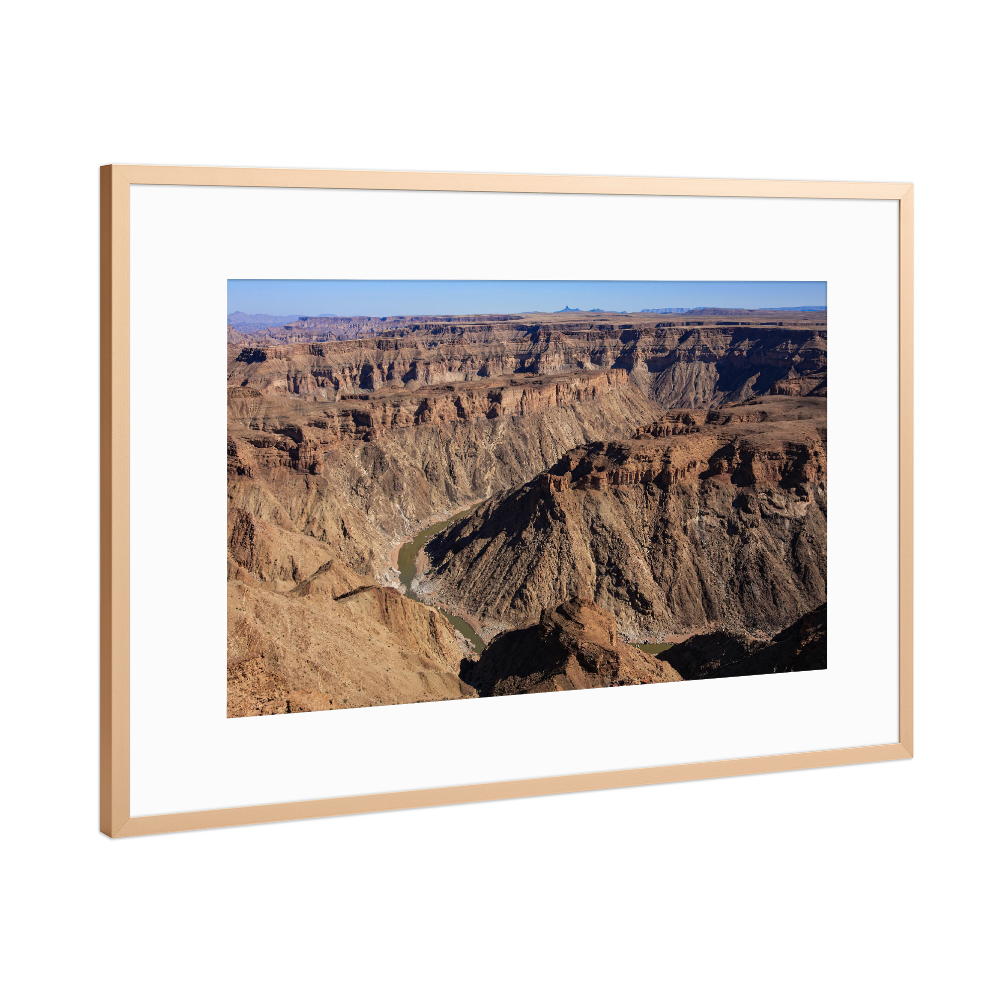 Poster mit Rahmen Kupfer "Namibia Fish River Canyon" artboxONE - Natur,Reise / Afrika