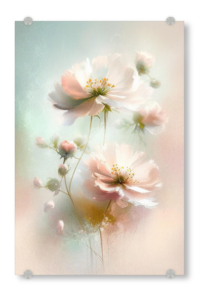 Acrylglasbild "Zarte weiche Blumen" artboxONE - Floral