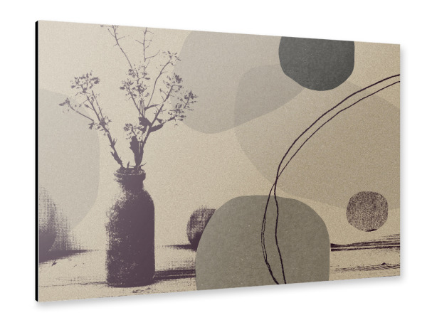 Alu-Dibond "Linen collection - modern kitchen" 30x20 cm artboxONE