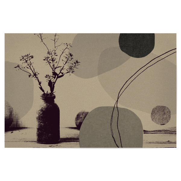 Poster "Linen collection - modern kitchen" artboxONE - Abstrakt - Japandi,Modern,Art,Ibiza,Kunstdruck,Geschenk,Einrichtung,Abstrakt,Kunst