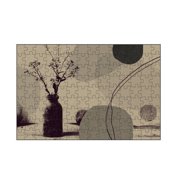 artboxONE Puzzle "Linen collection - modern kitchen" artboxONE - Abstrakt - Japandi,Modern,Art,Ibiza,Kunstdruck,Geschenk,Einrichtung,Abstrakt,Kunst