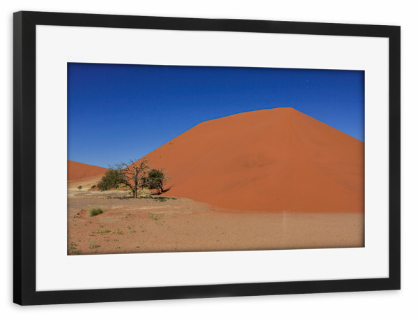 Poster mit Rahmen schwarz "Düne Fünfundvierzig" artboxONE - Natur,Reise / Afrika