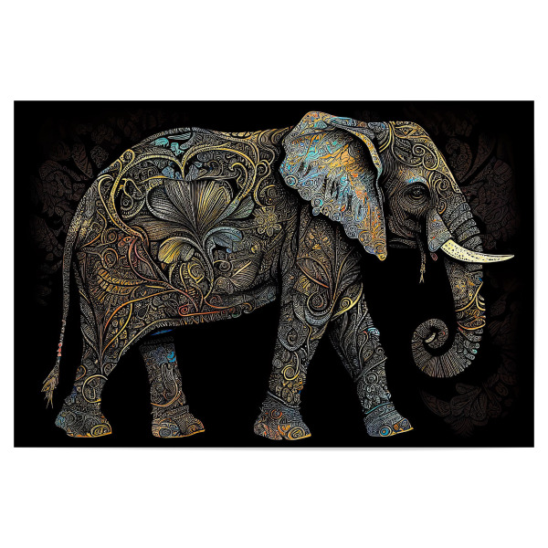 Poster "Zierelefant" artboxONE - Tiere,Abstrakt