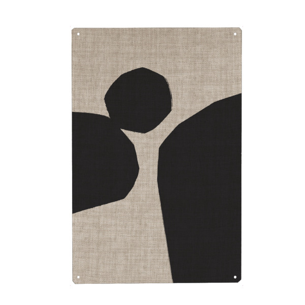 Holzbild "LINEN collection - JAPANDI ROMBA" artboxONE - Abstrakt,Geometrie