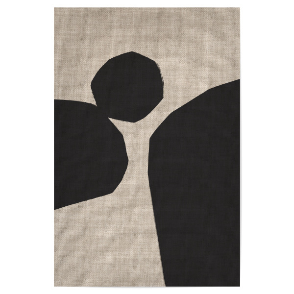 Poster 30x20 cm "LINEN collection - JAPANDI ROMBA" artboxONE - Abstrakt,Geometrie