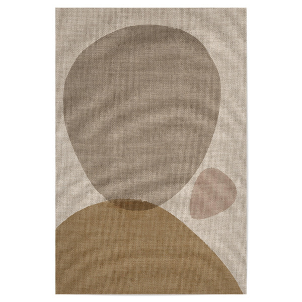 Poster 30x20 cm "Linen - Mahena" artboxONE - Abstrakt,Geometrie - Japandi,Modern,Art,Wabisabi,Ibiza,Vacation,Einrichtung,Abstrakt,Geometrie,Formen