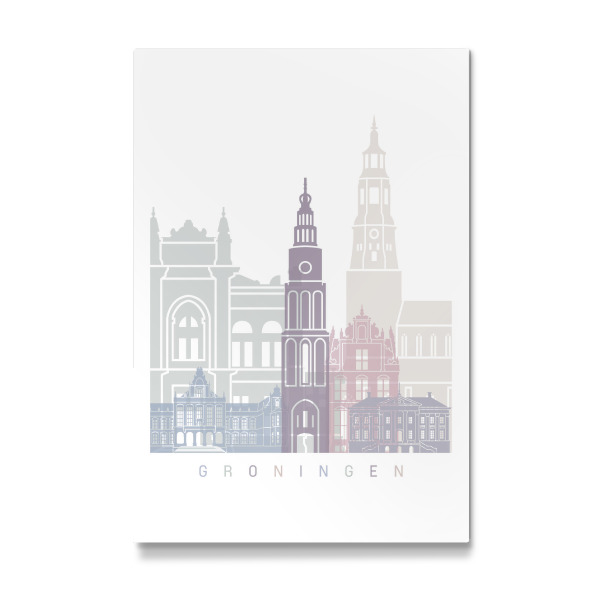 Galerie-Print "GRONINGER SKYLINE PASTELL" 30x20 cm artboxONE