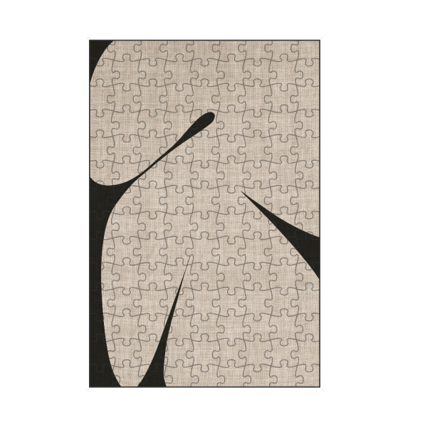 artboxONE Puzzle "LINEN - tiny black" artboxONE - Abstrakt,Geometrie
