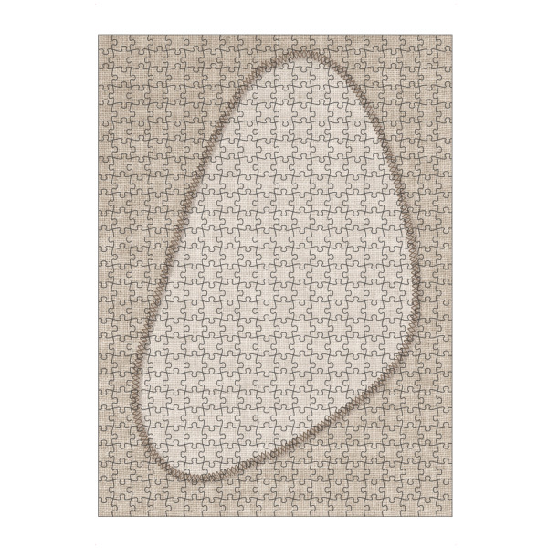 Puzzle Ravensburger "Linen collection - CARLA" artboxONE - Abstrakt,Geometrie - Japandi,Modern,Art,Ibiza,Einrichtung,Abstrakt,Kunst,Geometrie,Formen