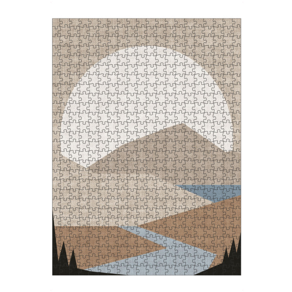 Puzzle Ravensburger "LINEN - landscape LUK third" artboxONE - Abstrakt,Geometrie