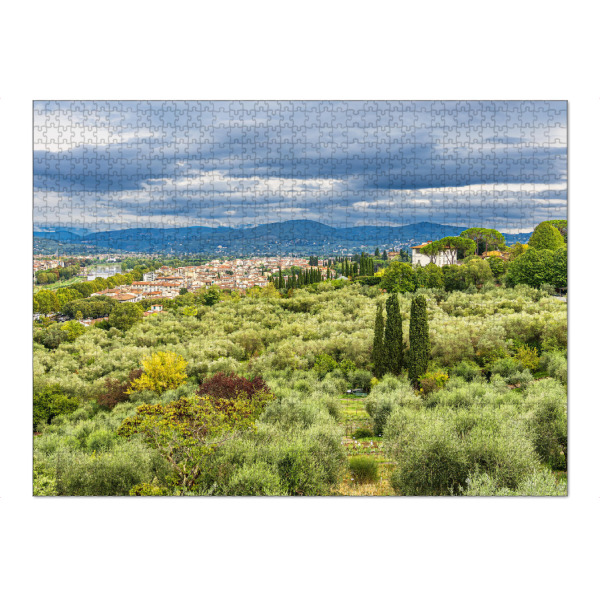 Puzzle Ravensburger "Wolken, Garten, Stadt" artboxONE - Natur,Reise,Architektur,Reise / Länder,Städte / Weitere