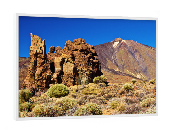Poster mit weißem Rahmen "Roques de García im NP Teide" artboxONE - Natur,Reise,Reise / Länder