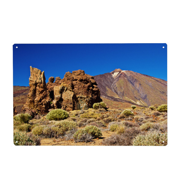 Metall Poster "Roques de García im NP Teide" artboxONE - Natur,Reise,Reise / Länder