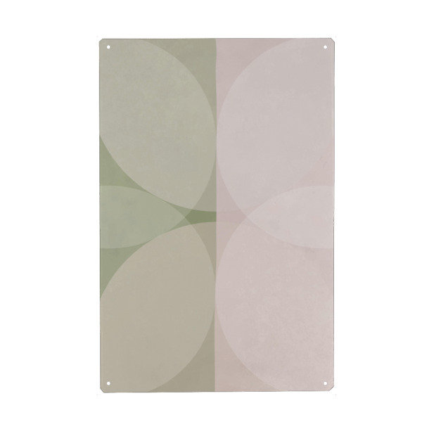 Metall Poster "MODERN ART - BUTTERFLY LOVE" artboxONE - Abstrakt - Japandi,Modern,Art,Ibiza,Kunstdruck,Geschenk,Einrichtung,Abstrakt,Kunst