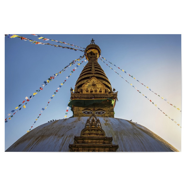 Poster "Affentempel" artboxONE - Städte,Reise,Architektur,Reise / Asien,Reise / Länder