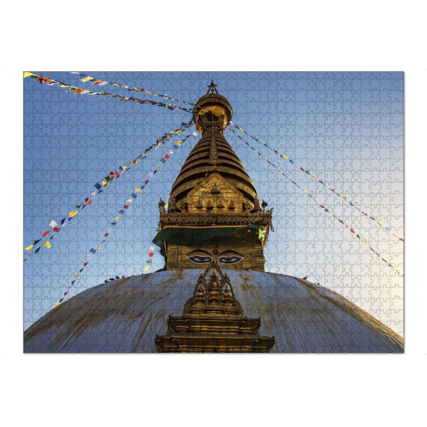 Puzzle Ravensburger "Affentempel" artboxONE - Städte,Reise,Architektur,Reise / Asien,Reise / Länder