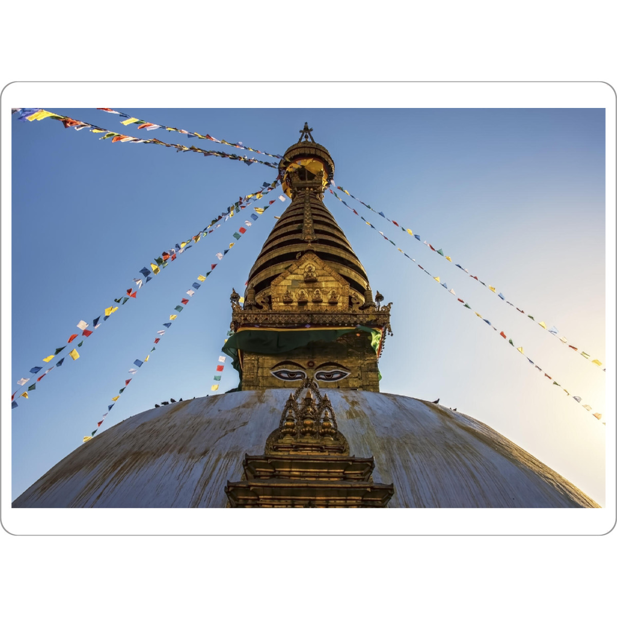 Tischset "Affentempel" artboxONE - Städte,Reise,Architektur,Reise / Asien,Reise / Länder