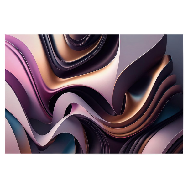 Poster "Lila wirbelt malen" artboxONE - Abstrakt,Geometrie