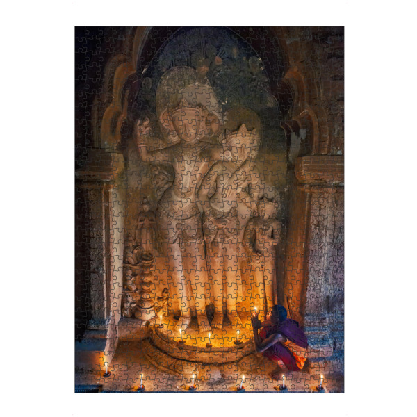 artboxONE Puzzle "Buddhistisches Gebet" artboxONE - Architektur,Reise / Asien
