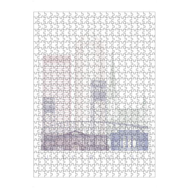 Puzzle Ravensburger "JACKSONVILLE-SKYLINE-PASTELL" artboxONE - Städte,Architektur