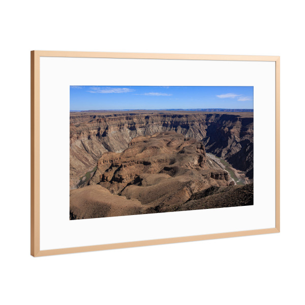 Poster mit Rahmen Kupfer "Namibias Fish River Canyon" artboxONE - Natur,Reise / Afrika