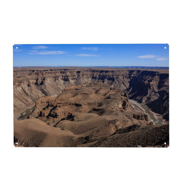 Metall Poster "Namibias Fish River Canyon" artboxONE - Natur,Reise / Afrika