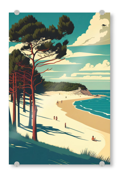 Acrylglasbild "Pirita Beach, Estland" artboxONE - Natur,Reise,Reise / Strand und Meer