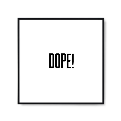 DOPE! Typografie