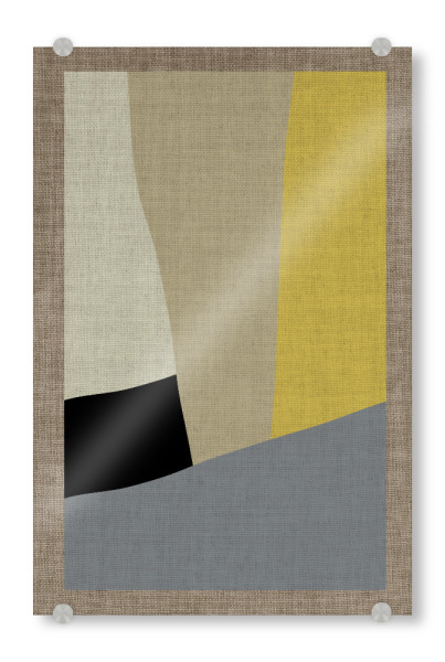 Acrylglasbild "MODERN ART - LINEN LOCO" artboxONE - Abstrakt - Japandi,Modern,Art,Ibiza,Kunstdruck,Geschenk,Einrichtung,Abstrakt,Kunst