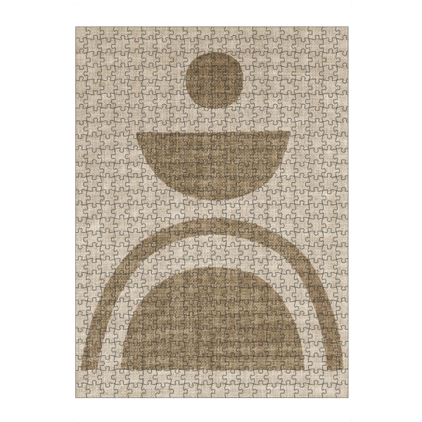 Puzzle Ravensburger "Linen collection - YOGA" artboxONE - Abstrakt - Japandi,Modern,Art,Ibiza,Kunstdruck,Geschenk,Einrichtung,Abstrakt,Kunst