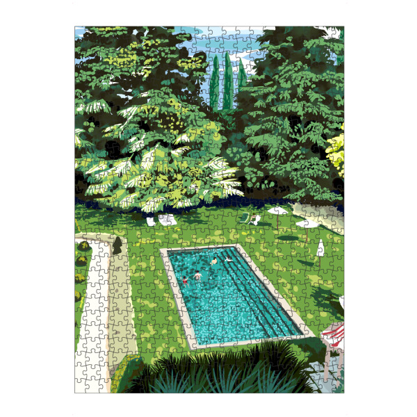 Puzzle Ravensburger "Das Leben ist besser am Pool" artboxONE - Natur