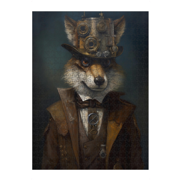 Puzzle Ravensburger "Steampunk Wolf" artboxONE - Tiere