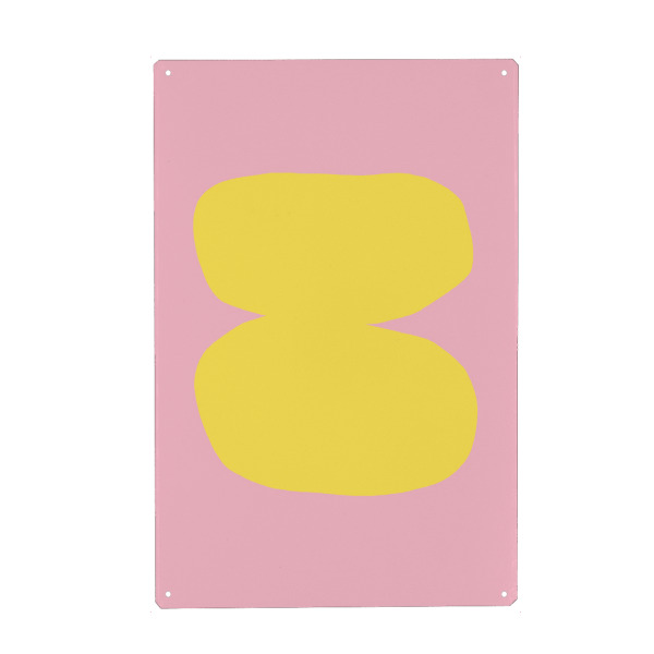 Metall Poster "Color & Shapes NO.ONE" artboxONE - Abstrakt - Shapes,Abstract,Formen,Bold,Playful,Abstrakt,Collage,Cutout,Paperart - Blechschild