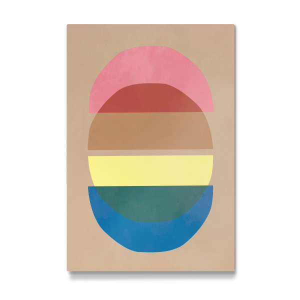 Galerie-Print "BLUE YELLOW PINK ART - FRIST" 30x20 cm artboxONE