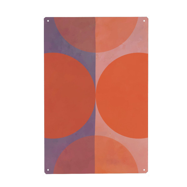 Holzbild "MODERN ART - RED ORANGE" artboxONE - Abstrakt - Japandi,Modern,Art,Ibiza,Kunstdruck,Geschenk,Einrichtung,Abstrakt,Kunst