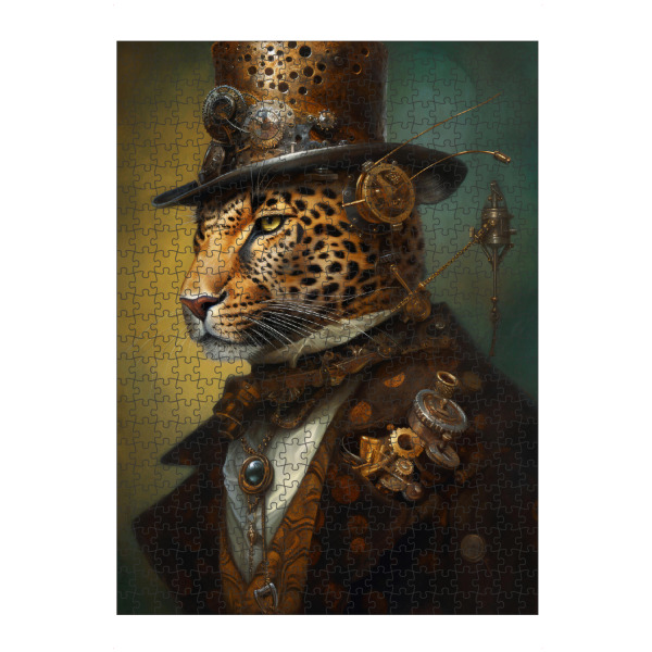 artboxONE Puzzle "Steampunk Leopard" artboxONE - Tiere