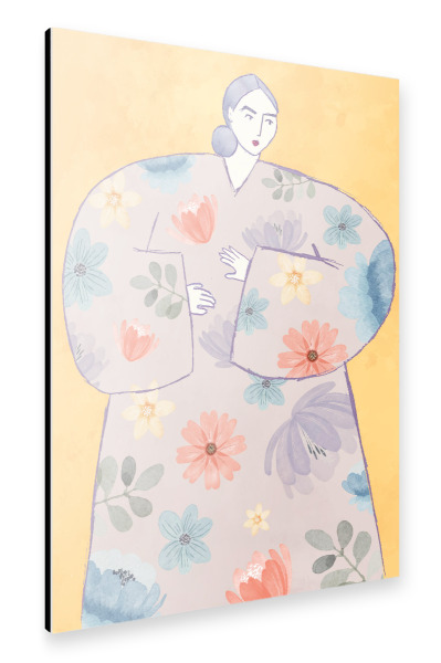 Alu-Dibond "Thinking Sofia - handmade" 30x20 cm artboxONE